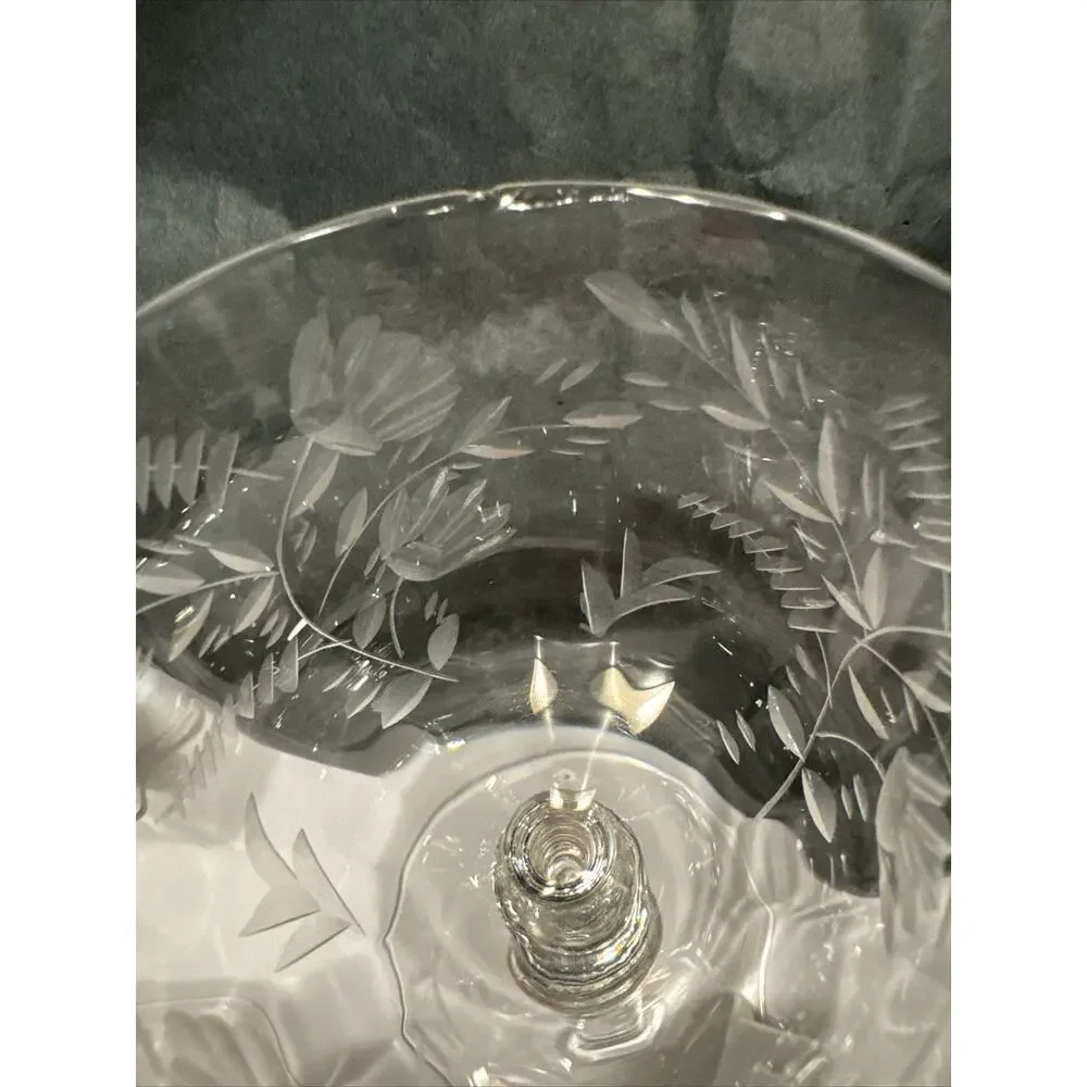 Spode by Rock Sharpe Set of 10 Crystal Liquor Cocktail Vintage Glass 5.5